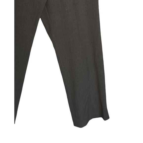 Talbots Womens Pants Size 8P Dark Gray Straight Leg Flat Front Pockets Hook& Eye - Picture 4 of 9